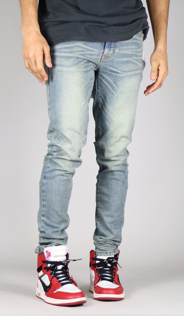 Indigo Ian Stack Jeans - Image 8