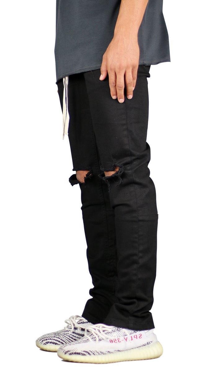 Black Nate Zipper Pants - Image 2