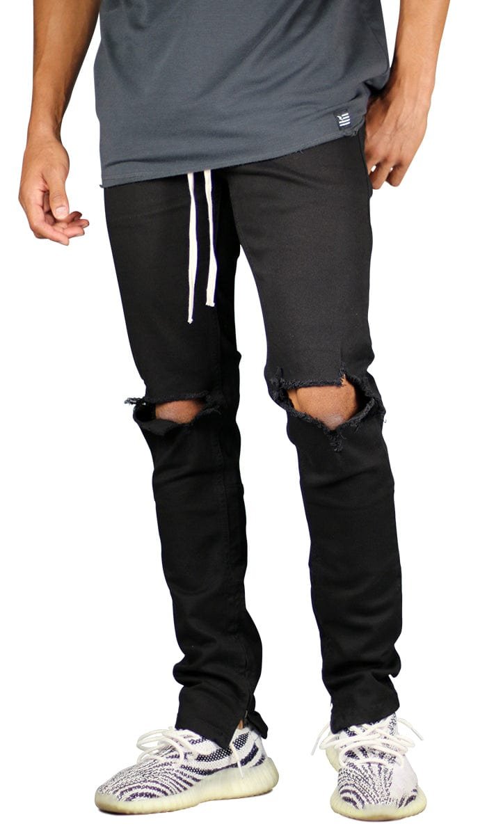 Black Nate Zipper Pants - Image 6