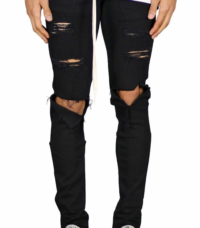 Jet Black Mufa Jeans