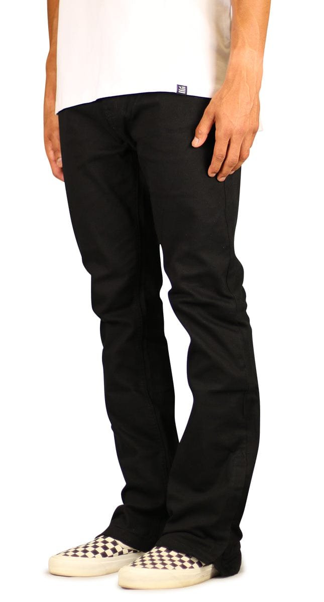Jet Black Flare Pants - Image 2
