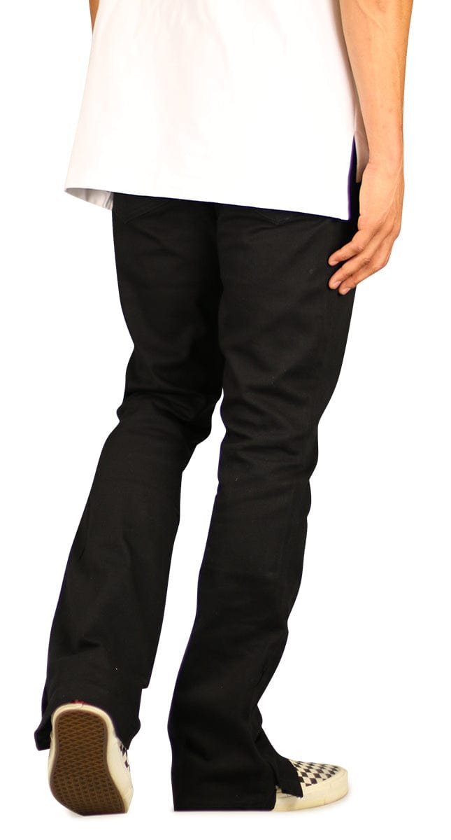 Jet Black Flare Pants - Image 5