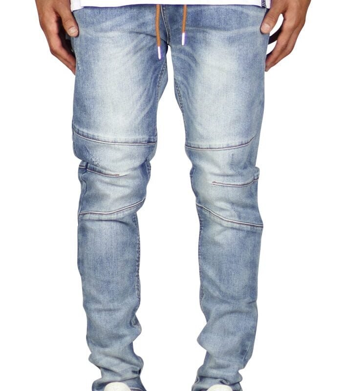 M.Blue Gnu Zipper Jeans