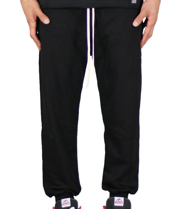 Black LAX Lounge Joggers