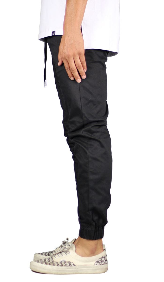 Black Drop Crotch Joggers - Image 3