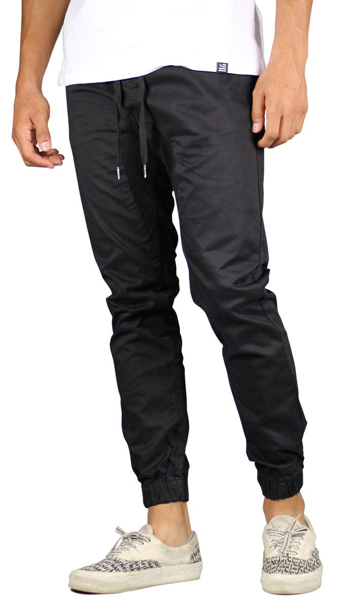 Black Drop Crotch Joggers - Image 4