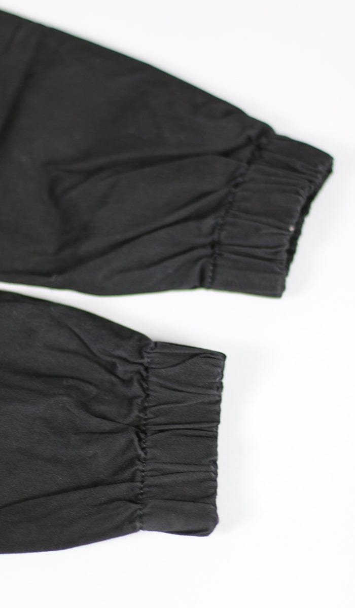 Black Drop Crotch Joggers - Image 9