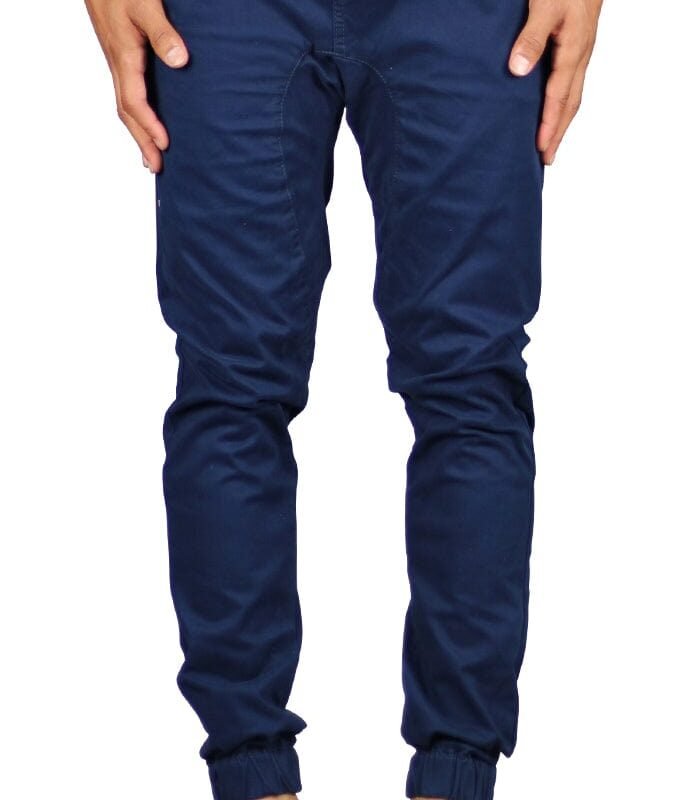 DK.Navy Drop Crotch Joggers