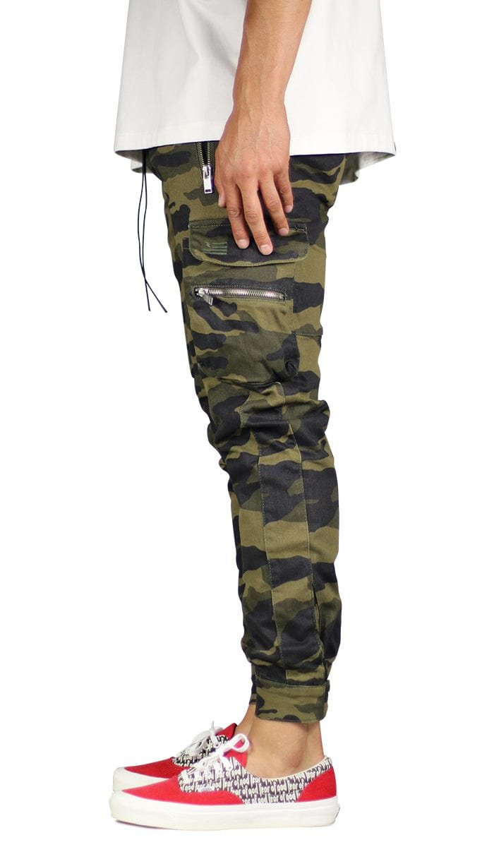 Olive Camo Combat Cargo Pants - Image 3