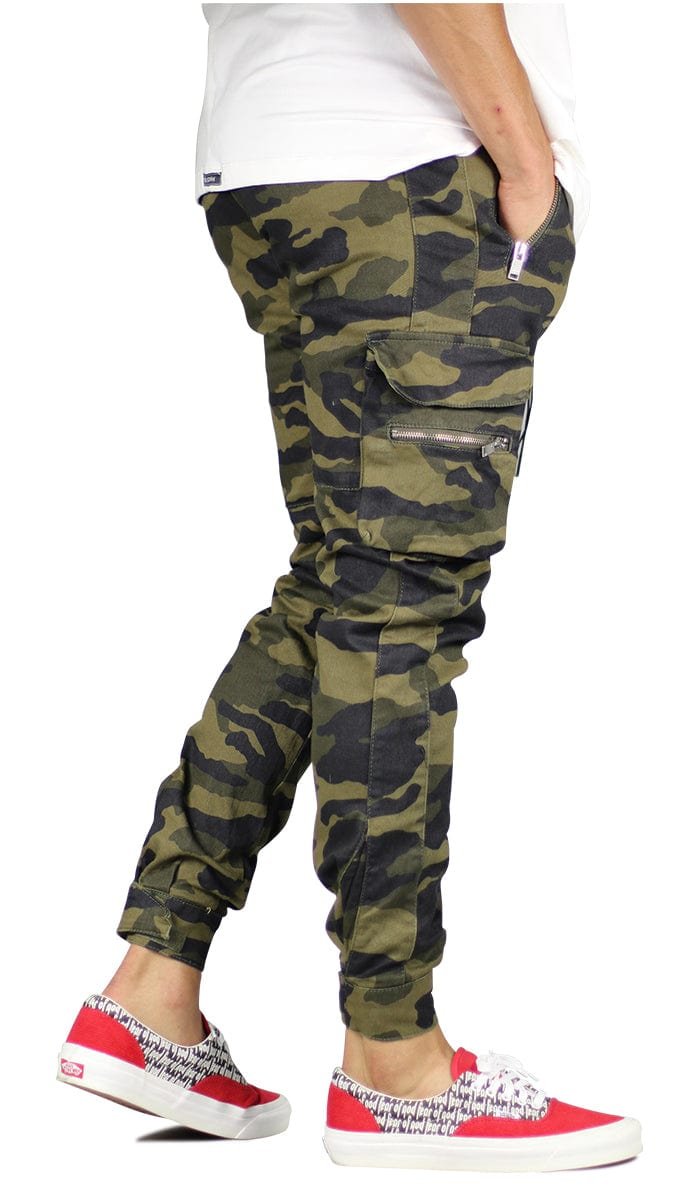 Olive Camo Combat Cargo Pants - Image 5