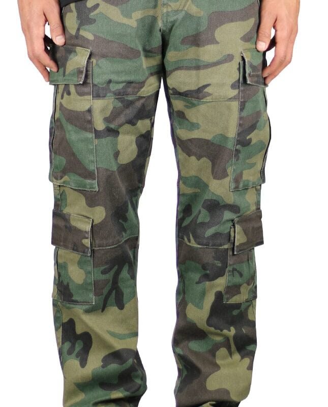 Camo 8 Pocket Cargo Pants