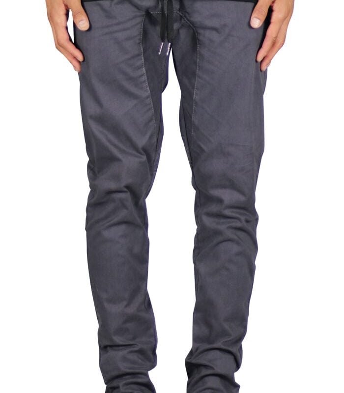 Charcoal Drop Crotch Pants