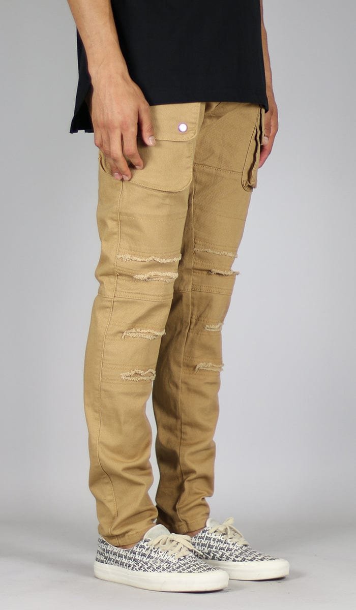 Camel Cargo Pants - Image 2