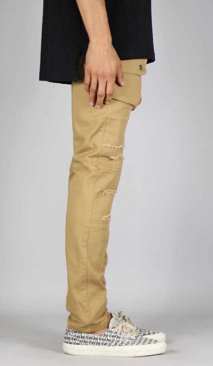 Camel Cargo Pants - Image 3