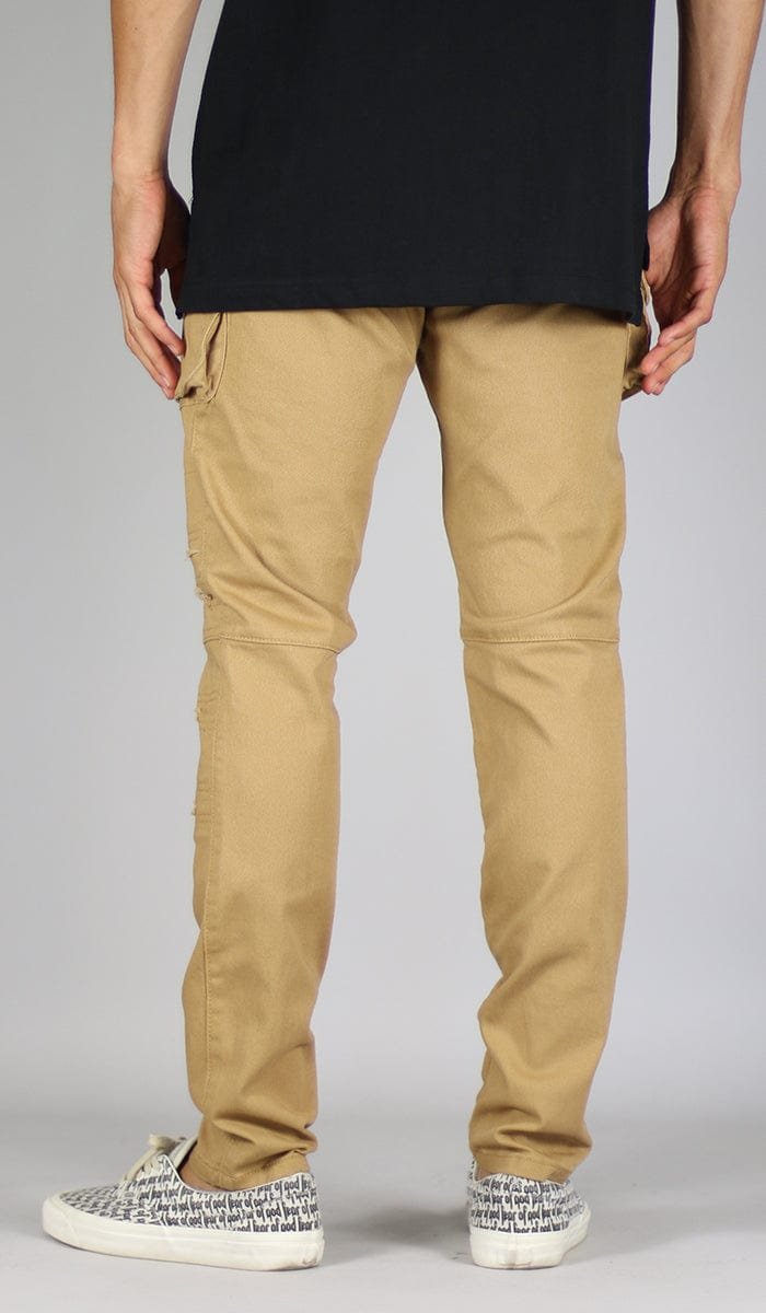 Camel Cargo Pants - Image 5