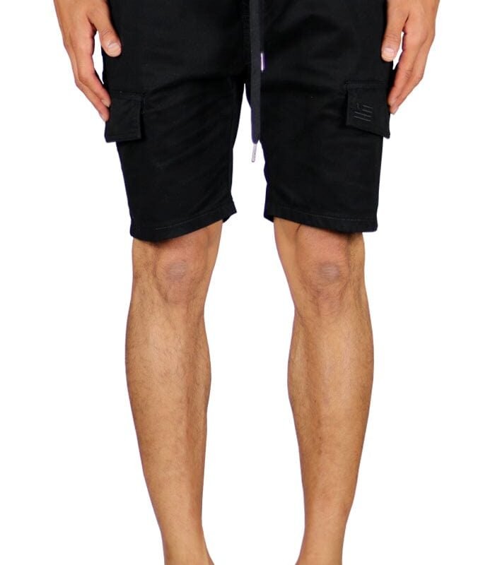 Black Cargo Shorts
