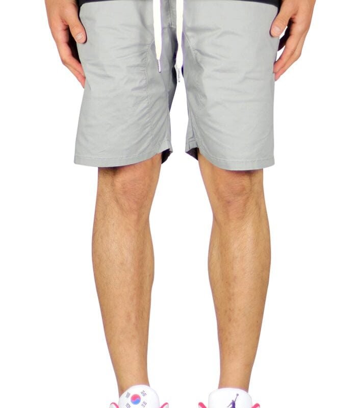 Gray Drop Crotch Shorts