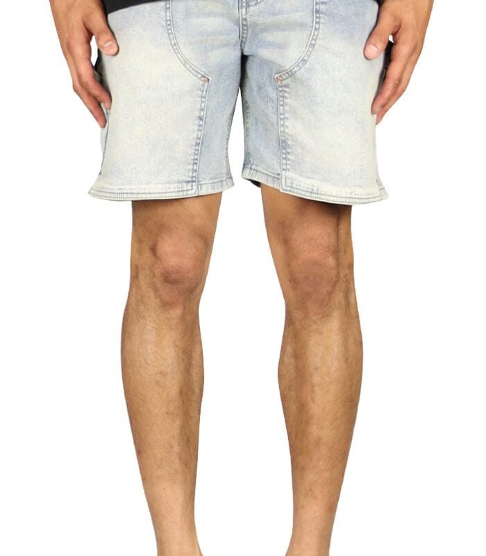 LT. Blue Carpenter Denim Shorts