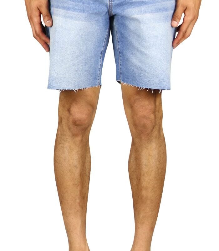 M. Blue Denim Shorts