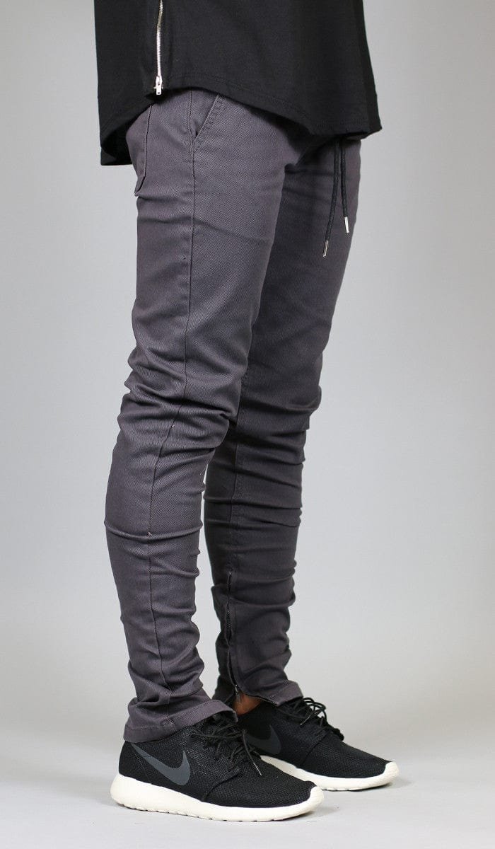 Charcoal Zipper Pants - Image 4