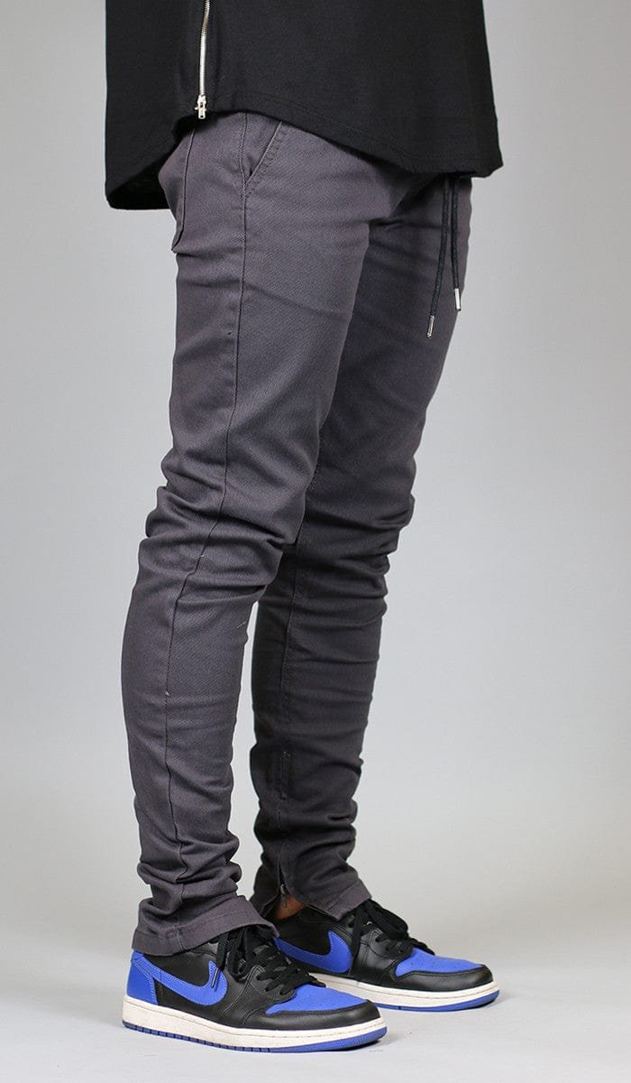 Charcoal Zipper Pants - Image 2